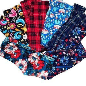 Mystery Box Bundle Leggings Depot Bundle 6‎ Pairs Ankle One Size Multi Color